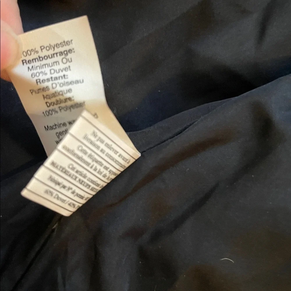 J crew quilted black puffer vest size large casual two way zipper warm cozy